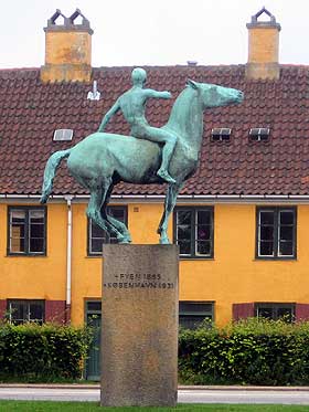Copenhagen: "The Young Man playing Pan-pipes on a Wingless Pegasus" by sculptor Anne Marie Carl-Nielsen (wife of the composer)