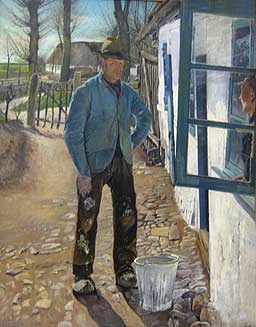 Laurits Andersen Ring: Whitewashing the Old House (1908)