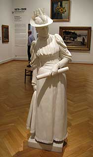 Vilhelm Bissen: A Lady. Emilie Marie Rovsing, née Raaschou. 1891