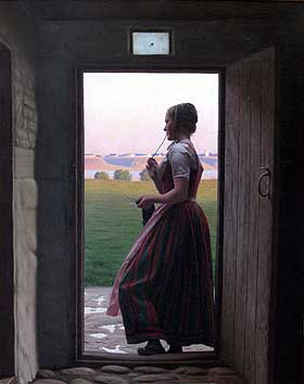 Christen Dalsgaard: Surely he will come? (1879)