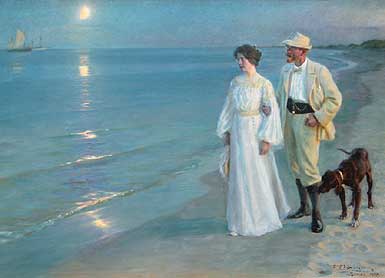 P.S. Krøyer: Summer Evening at the Beach of Skagen (1899)