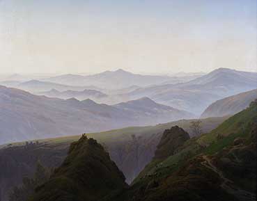 Caspar David Friedrich (1774 - 1840): Morning in the Mountains (1821-1823)