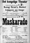 Maskarade: An opera by Carl Nielsen
